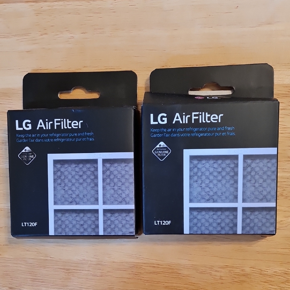 LG Replacement Refigerator Air Filter LT120F, 2 Filters, New